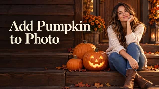 Add Pumpkin To Photo