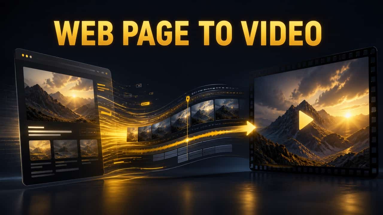 Web Page to Video