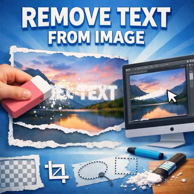 Remove Text from Image