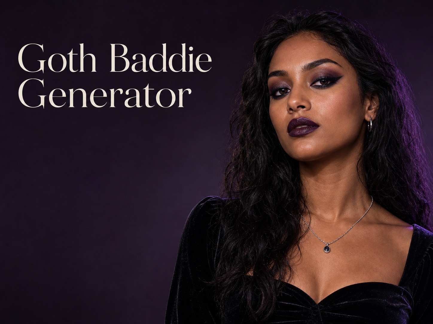 Goth Baddie Generator