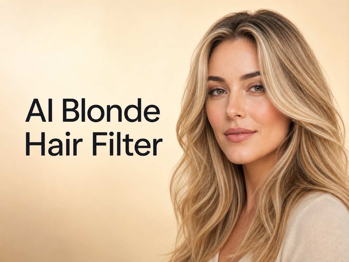 AI Blonde Hair Filter