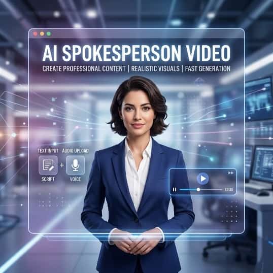 AI Spokesperson Video