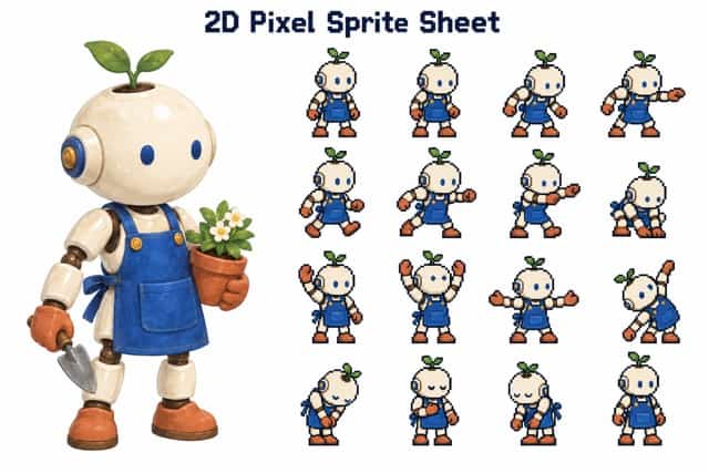 2D Pixel Sprite Sheet