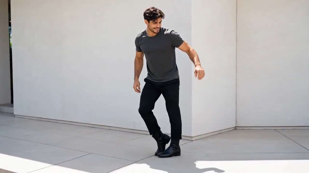 AI Moonwalk Dance Video