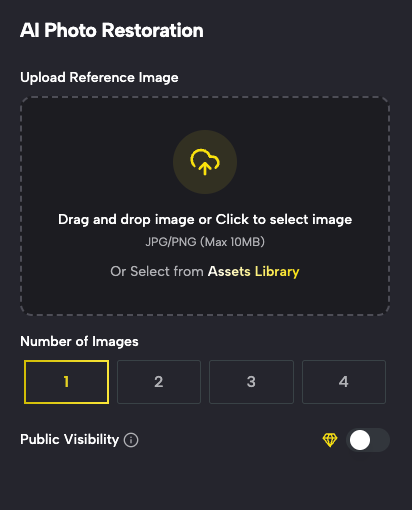 Upload Your Old Photo for AI Restoration