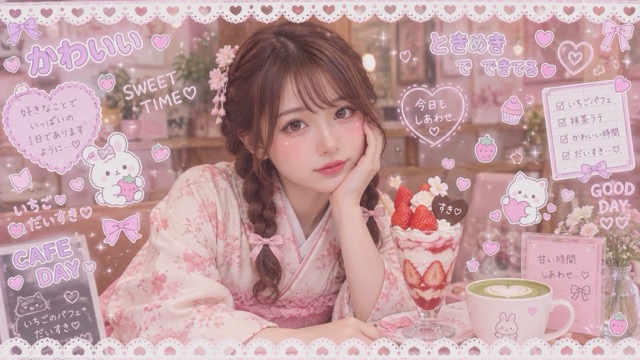 Pastel Colors, Glitter, and Kawaii Decorations