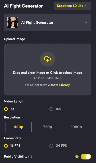 SuperMaker's AI Fight Generator: Upload Two Photos or One Group Photo