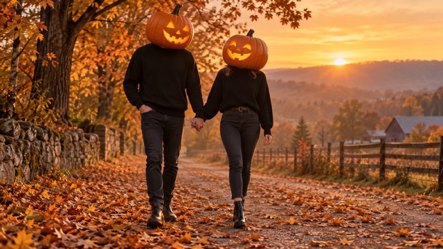 Pumpkin Head Photoshoot From Your Photo