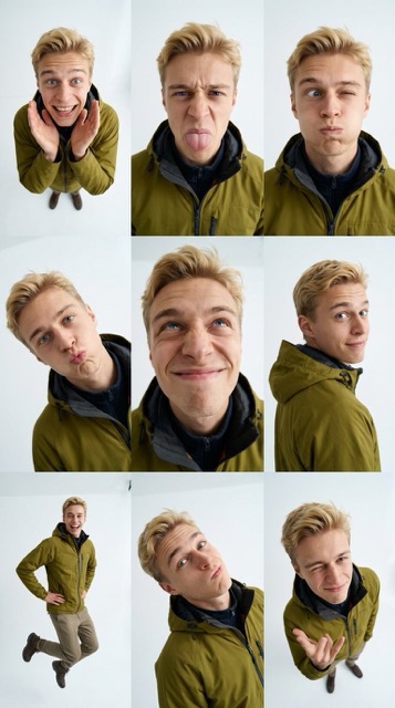 AI Selfie Generator - Create Stunning 3x3 Photo Grids with nano banana pro