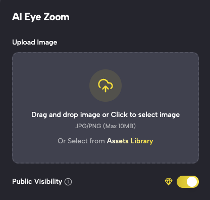 SuperMaker's Free AI Eye Zoom Video Generator: Web & Mobile