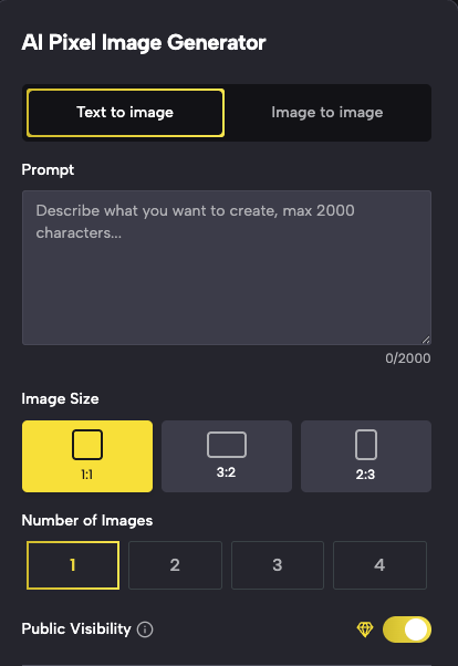 SuperMaker's Free AI Pixel Image Generator: Web & Mobile Access