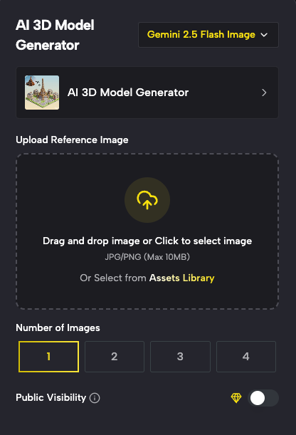 Upload Your Building Photo for AI 3D Generation