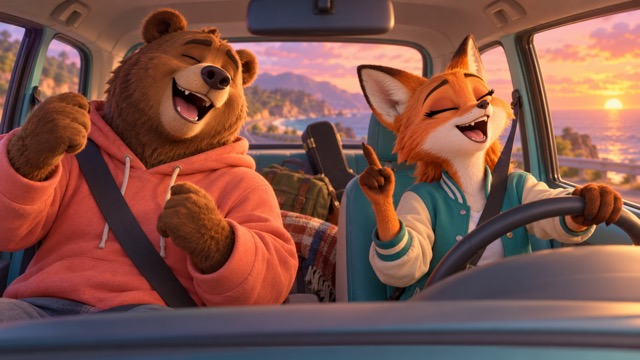 Creative Characters In A Carpool Chorus