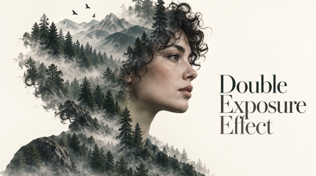 AI Double Exposure Effect For Stunning Portrait Photos