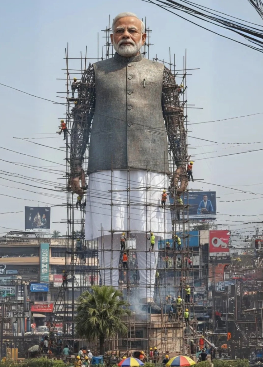 Hyper-realistic Statue Example