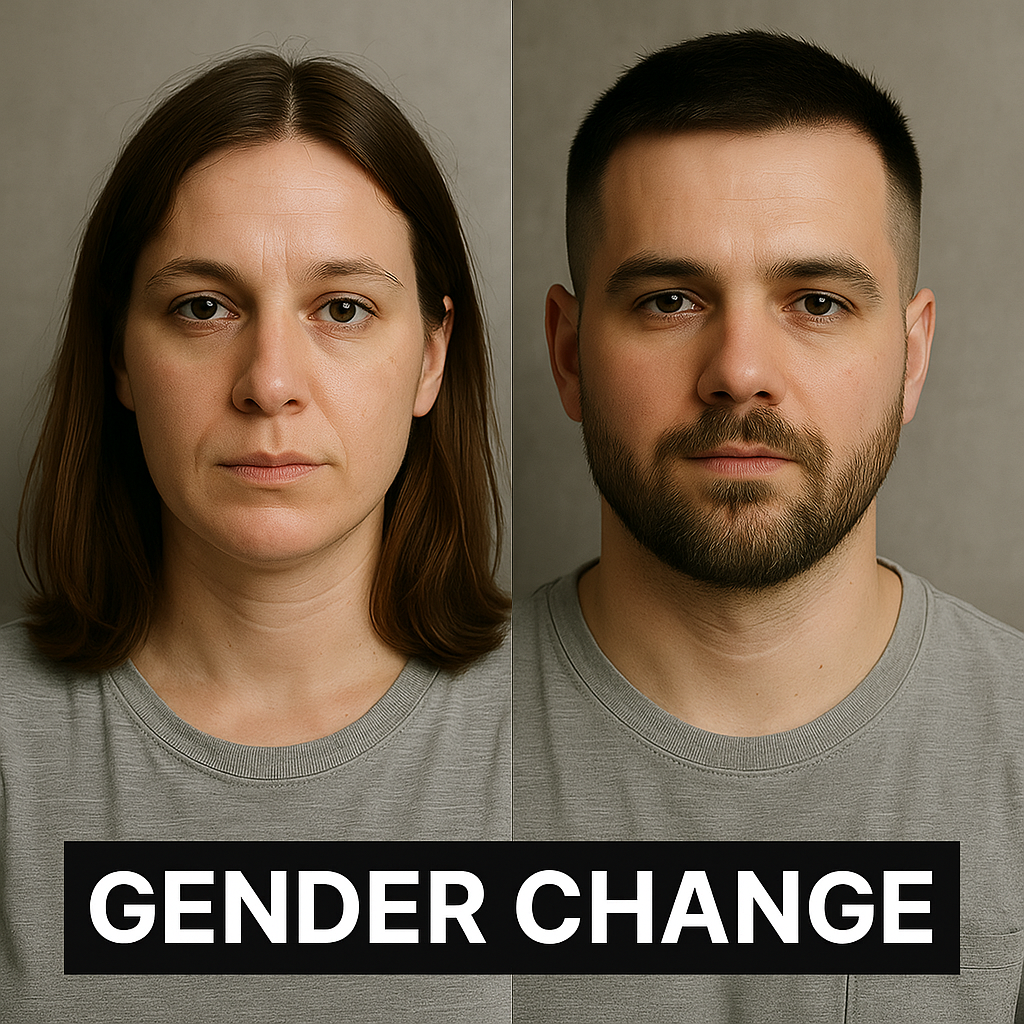 AI Gender Change Filter