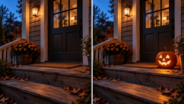 Glowing Jack-o'-Lantern