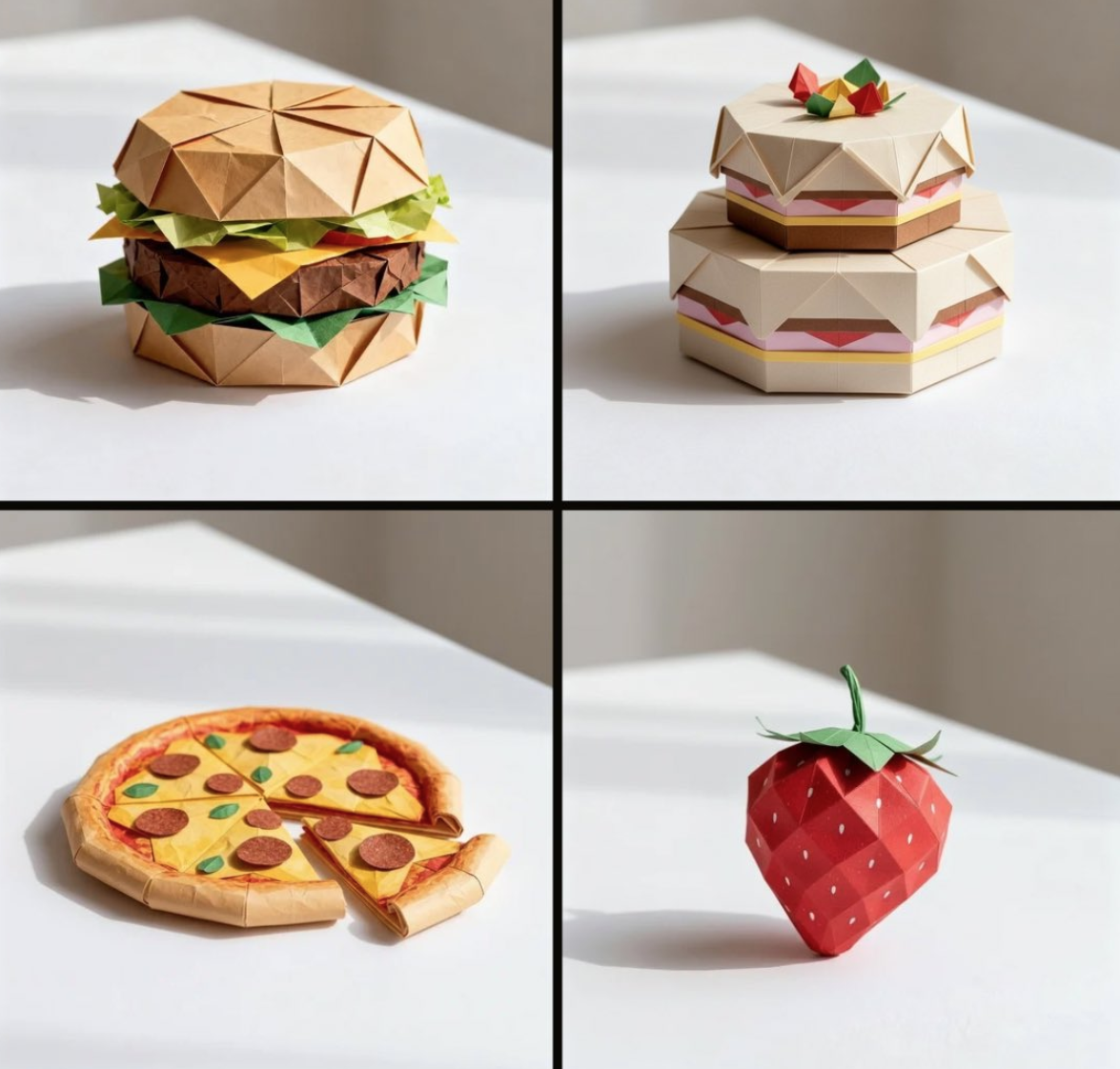 Origami Food Art Example