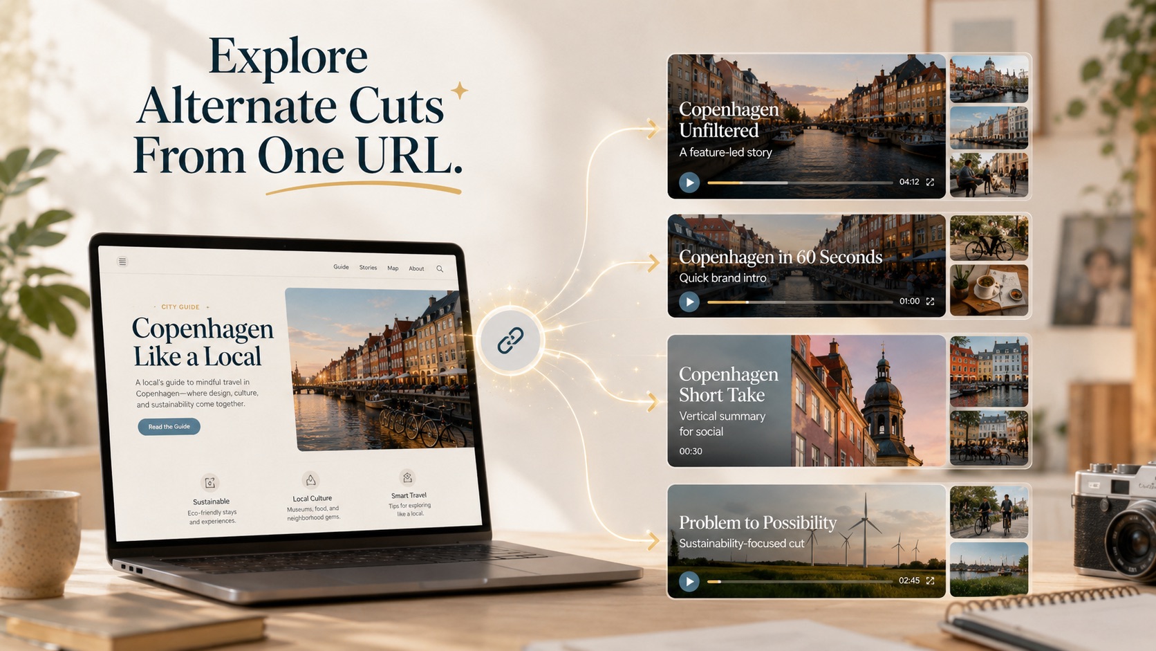 Combine a Webpage With Optional References