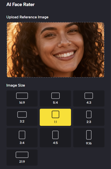 Upload Your Photo to Begin AI Face Rater Evaluation