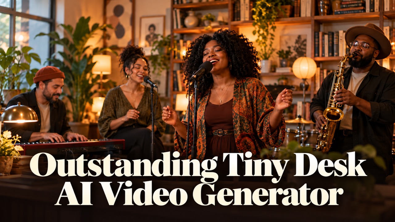 How to Use Outstanding Tiny Desk AI Video Generator