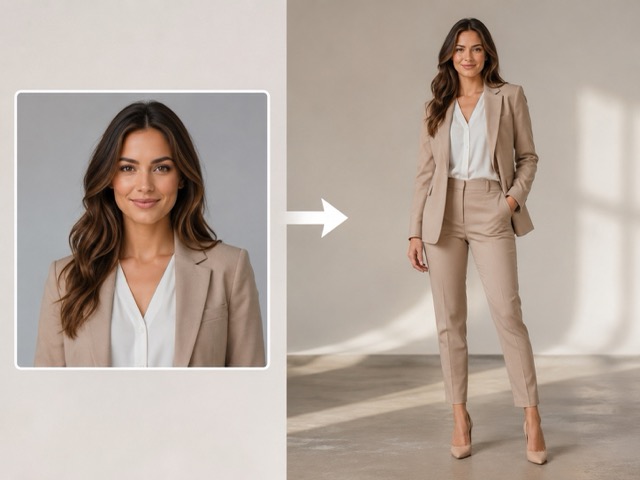 Complete the Missing Body with Natural Proportions