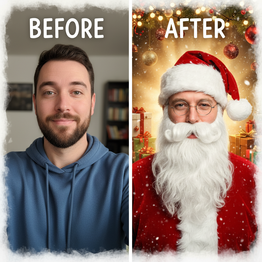 AI Santa Photo