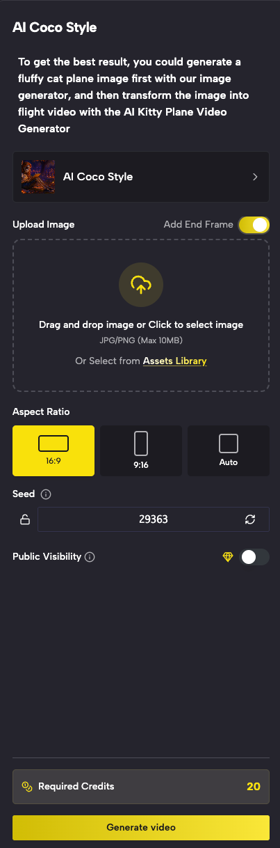 Generate Coco Style Image First for Best Results