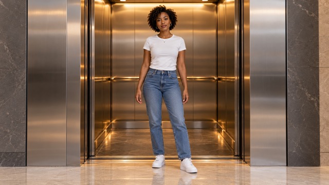 Elevator Outfit Change AI