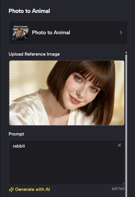 Input the Animal You Want