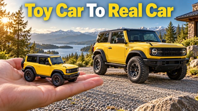 Toy Car To Real Car AI Image Converter