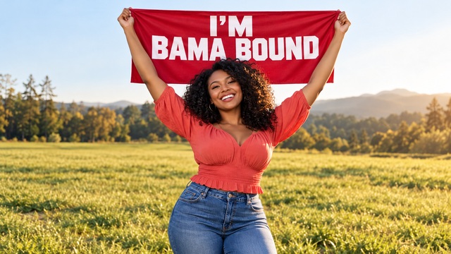 Bama Bound AI With Your Photo As The Reference