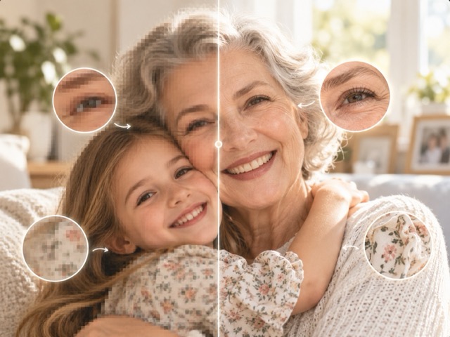 Improve Blurry and Compressed Photos