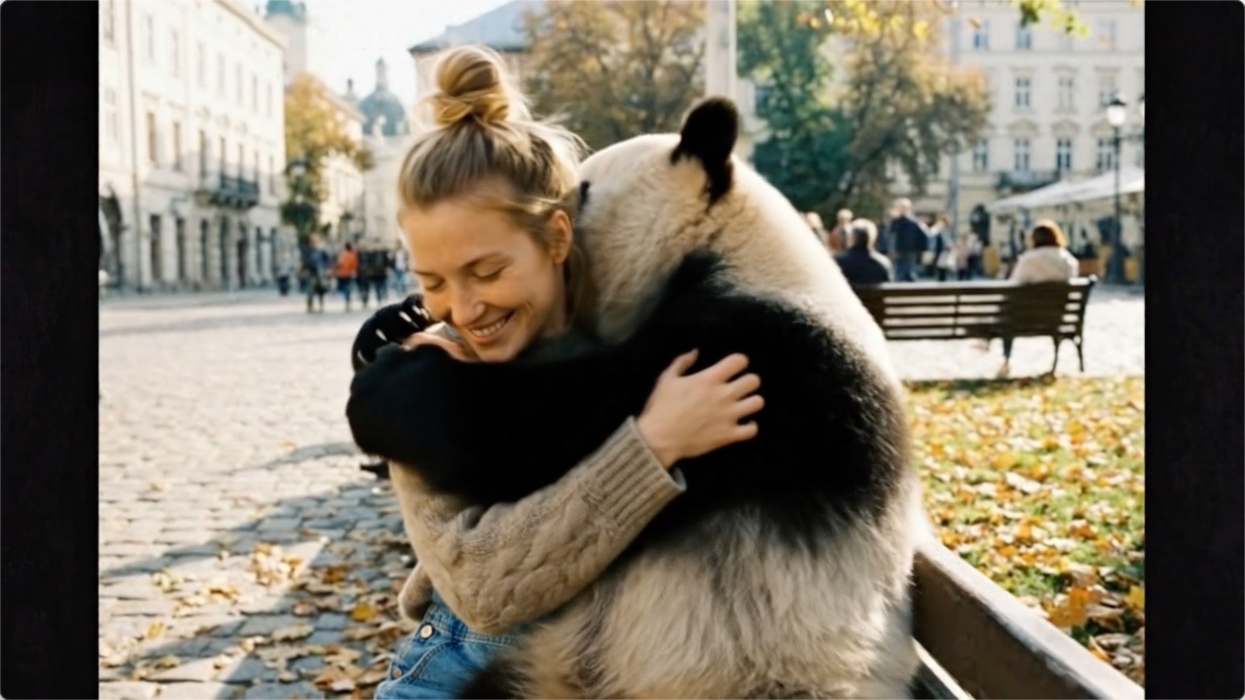 Flexible Ratios for Your AI Panda Hug Video