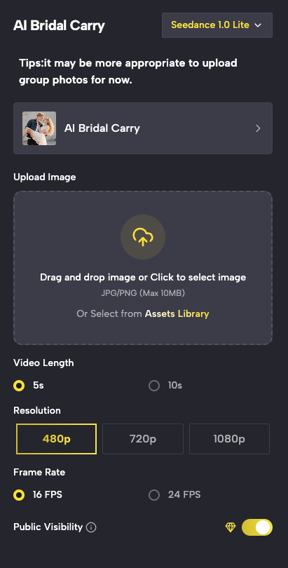 Upload Your Couple Photo & Bring Love to Life