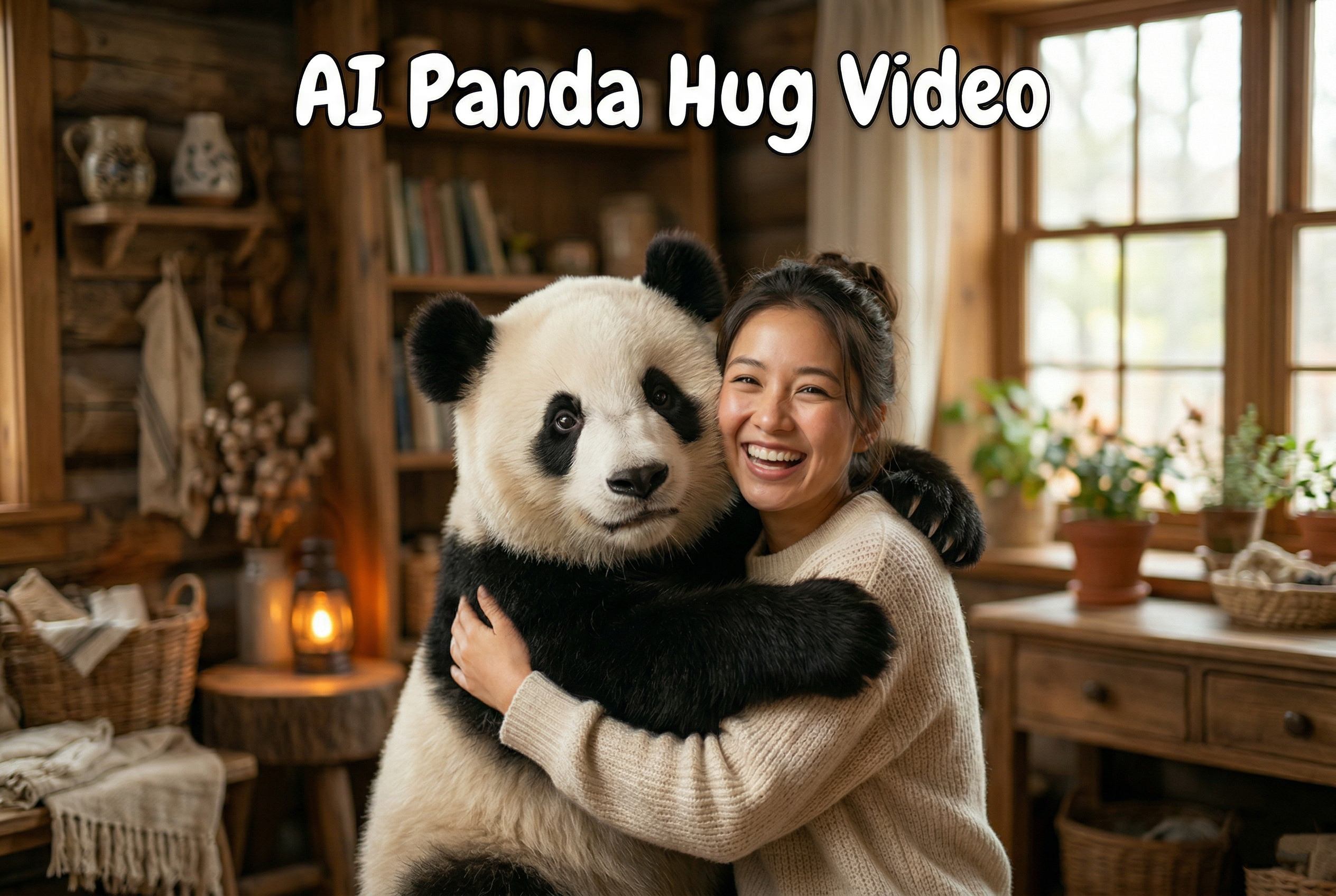 AI Panda Hug Video: Create Heartwarming Hugs Instantly