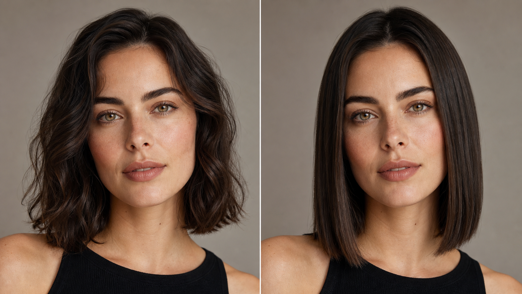 AI Straight Hair Filter for Natural Straight Hair
