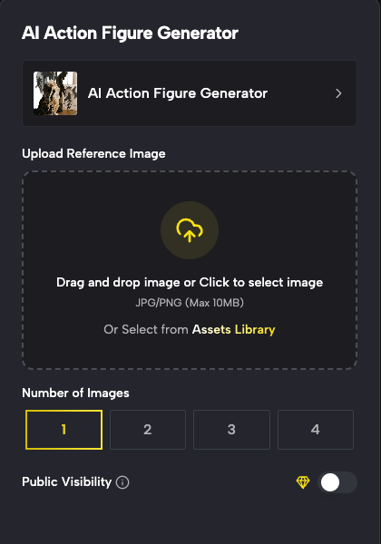 Upload Your Photo for AI Action Figure Generation
