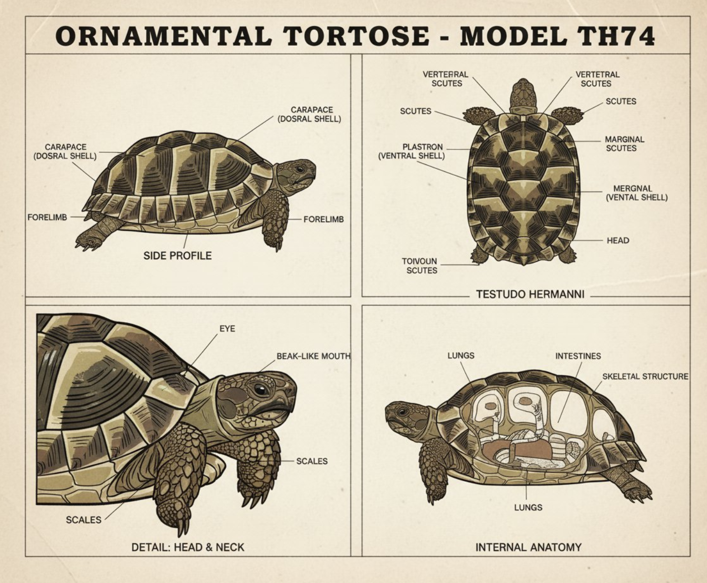 Vintage Technical Illustration Example