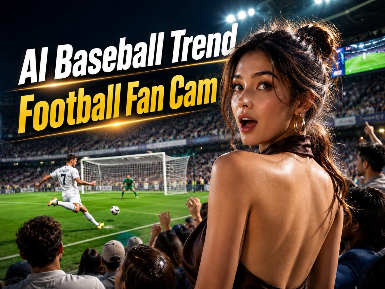 AI Baseball Trend Video Generator for Viral Football Fan Cam Moments