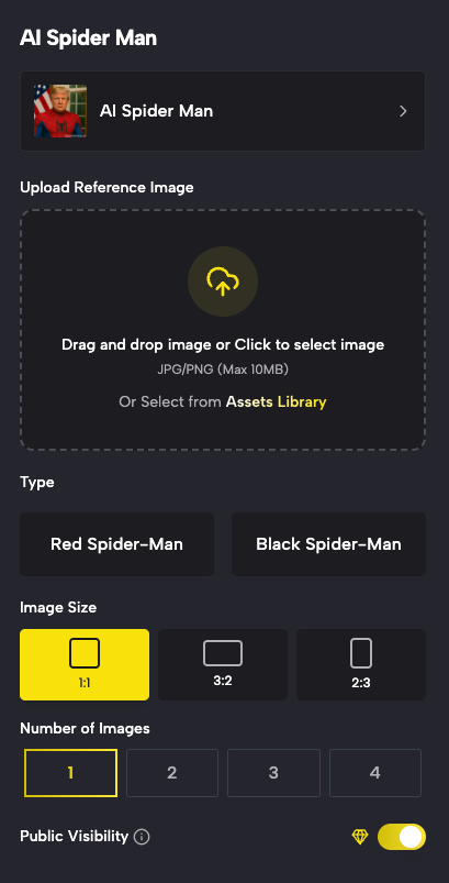 Upload Your Portrait Photo & Create Iconic Spider-Man Suit Videos