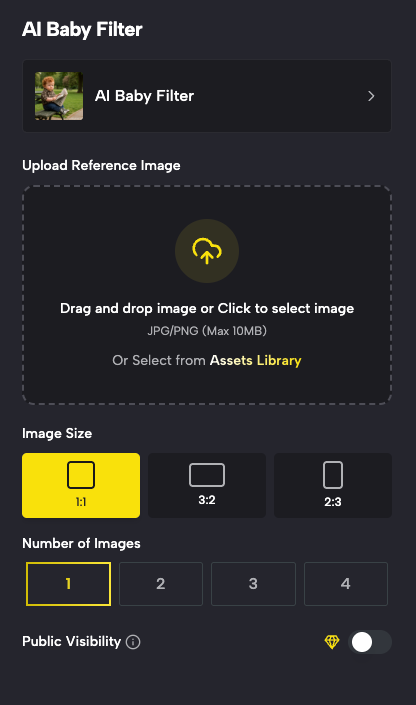 Upload a Clear Photo for Baby Transformation