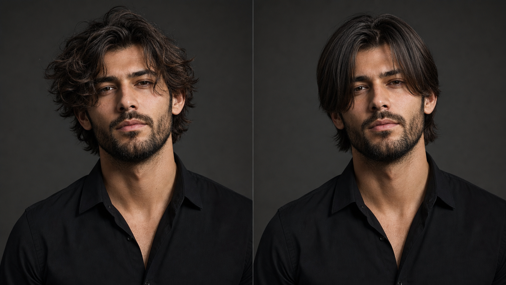 AI Straight Hair Filter for Creative Hair Experiments