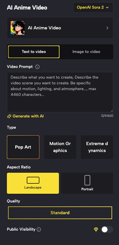 Upload Anime Image or Describe Content - Start Your AI Anime Video Journey
