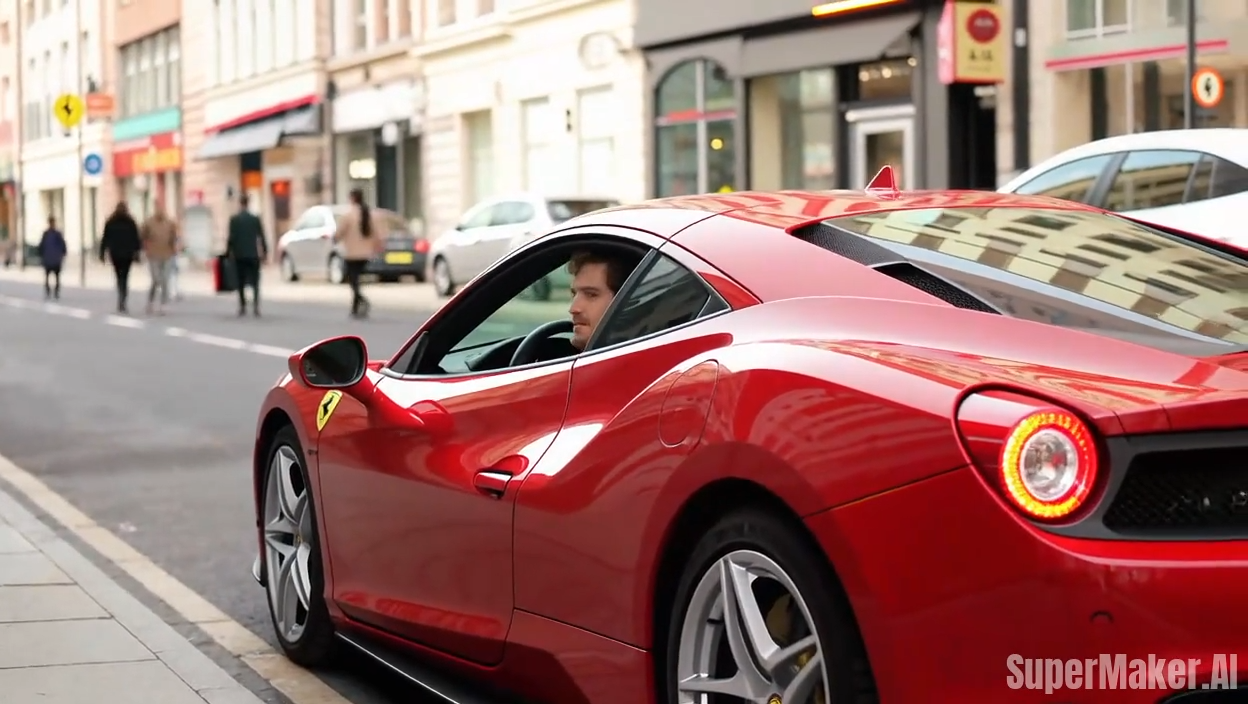 Entering Sports Car