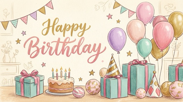 Anime Style Birthday Wish