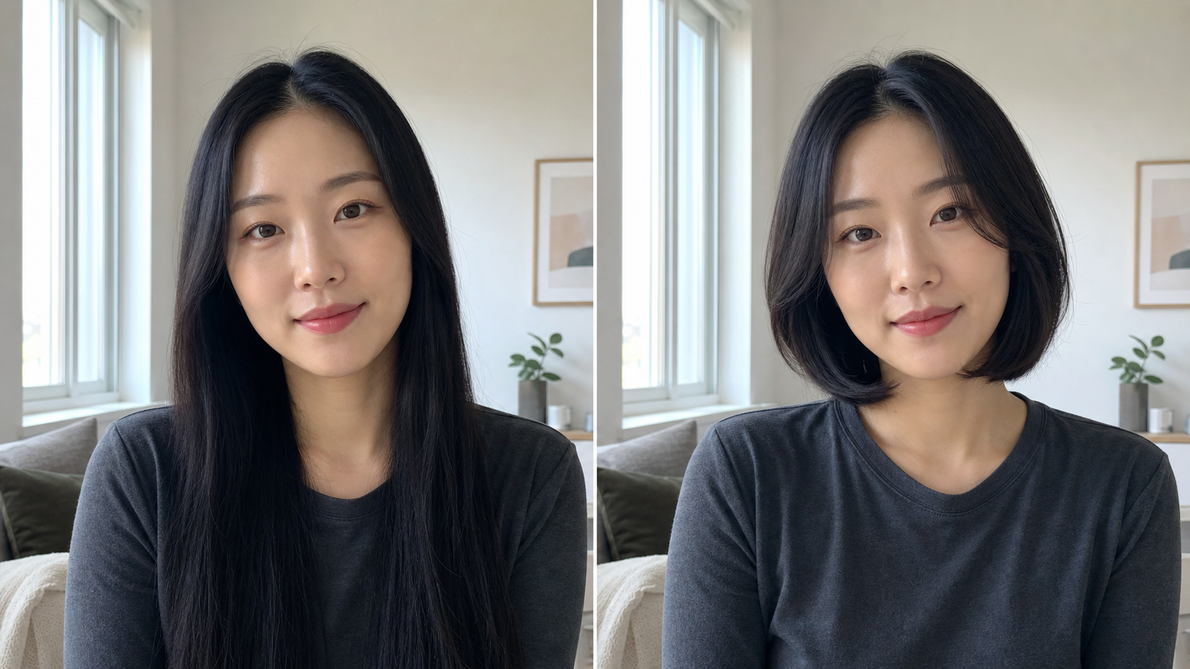 AI Short Hair Filter Before a Real Haircut