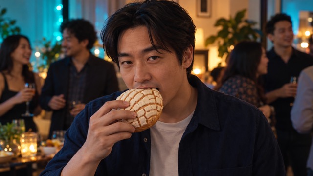 The Concha Bite Moment