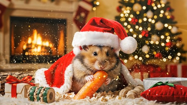 AI Christmas Pet Video: Sparkling Effects with Free Christmas Pet Filter