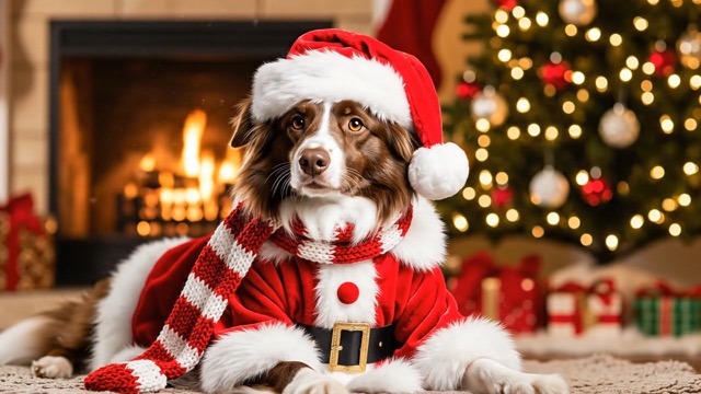 AI Christmas Pet Video